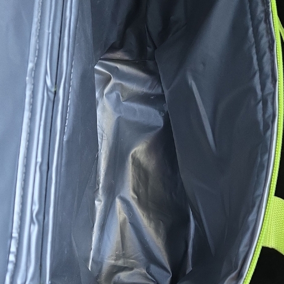 DSW Neon Green and White Tote - Picture 2 of 3